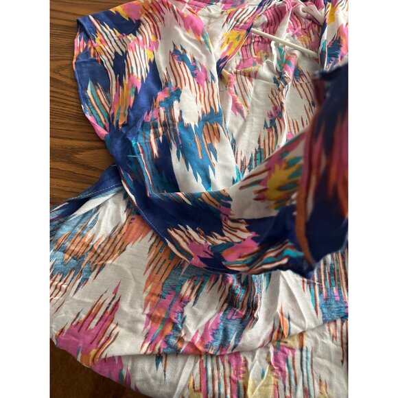 Comfyluxe cap sleeved open front cardigan wrap cover up - Picture 4 of 6